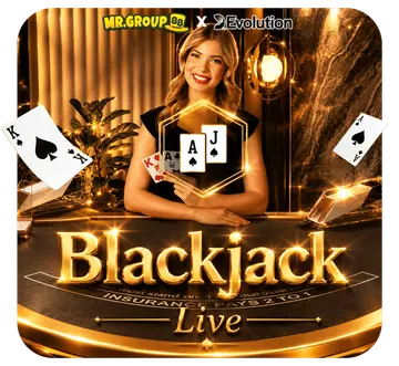 Blackjack live table at MrGroup88