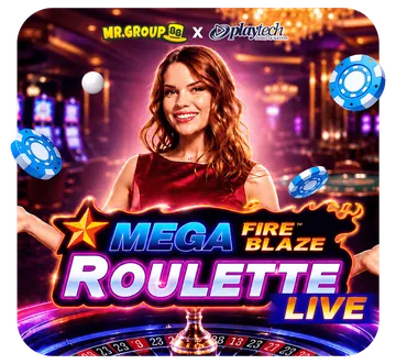 Mega Fire Blaze Roulette live table at MrGroup88