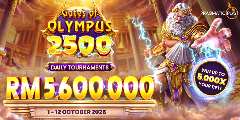 MrGroup88 banner for the Gates of Olympus daily tournament by Pragmatic Play