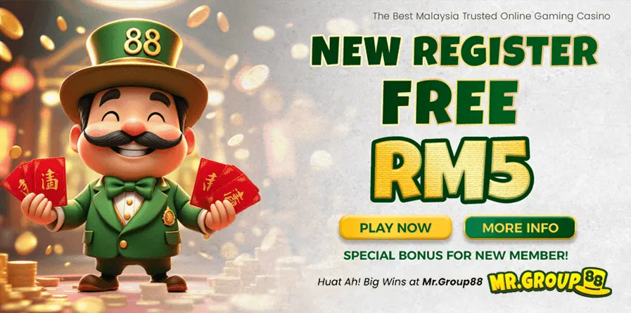 MrGroup88 banner for the RM5 new member bonus